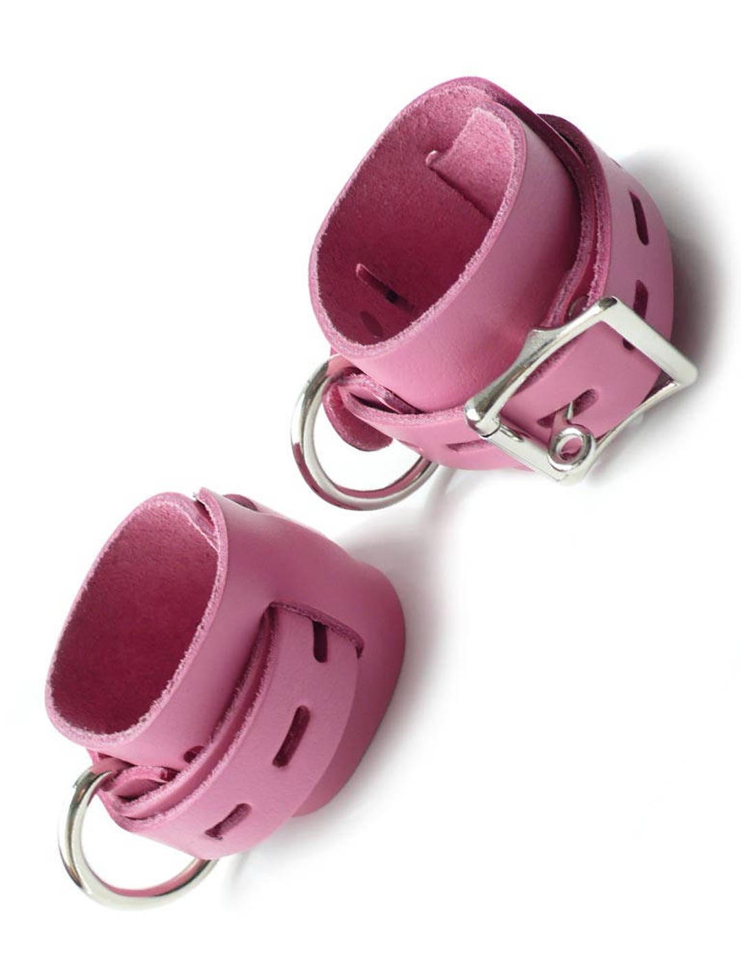 Pink clearance leather cuffs