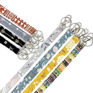 Fabric lanyard/Breakaway Lanyard/ID Badge lanyard/Boho Lanyard/Teacher Lanyard/Lanyard for key/Neck lanyard/Free ID Case