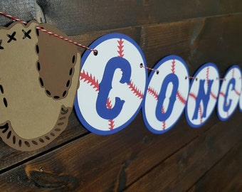 Concessions Baseball Banner... It's A Boy... Baby Shower... First Birthday