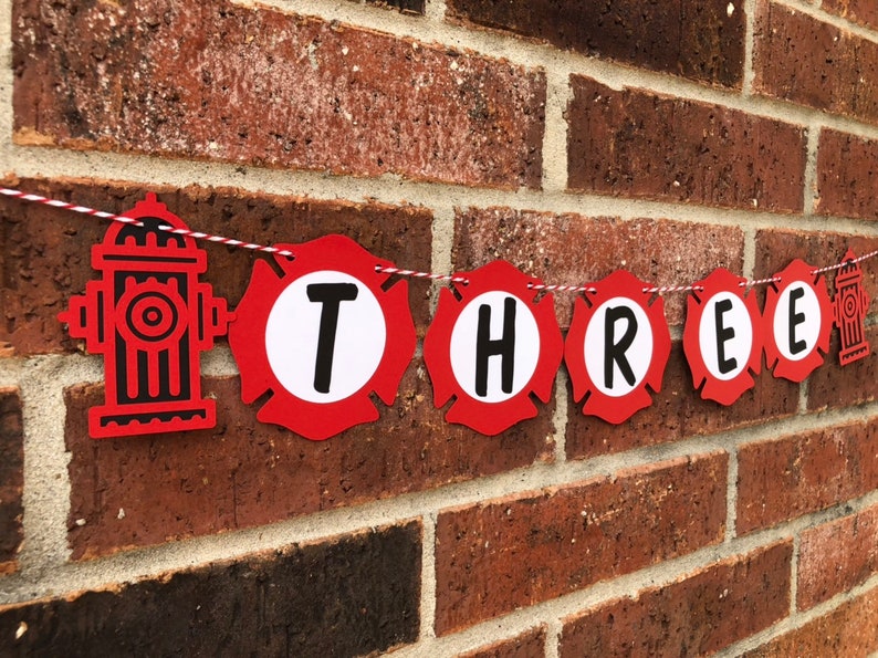 Sound the Alarm.. First Birthday Baby Boy.. Firefighter High Chair Banner.. Fireman..
