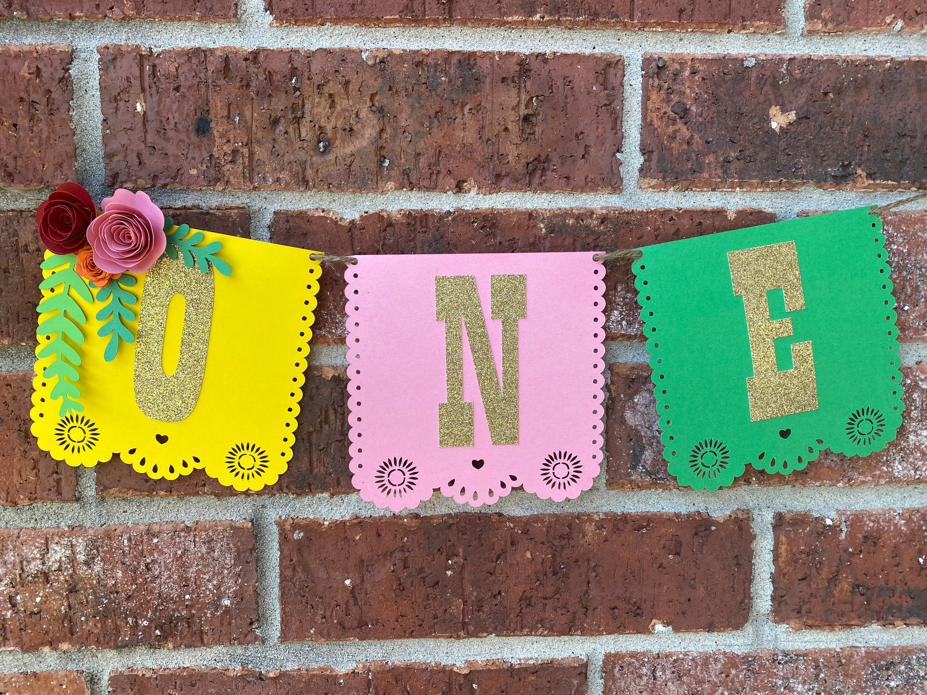 Fiesta High Chair Banner... Mexico... Picado... Uno... First - Etsy