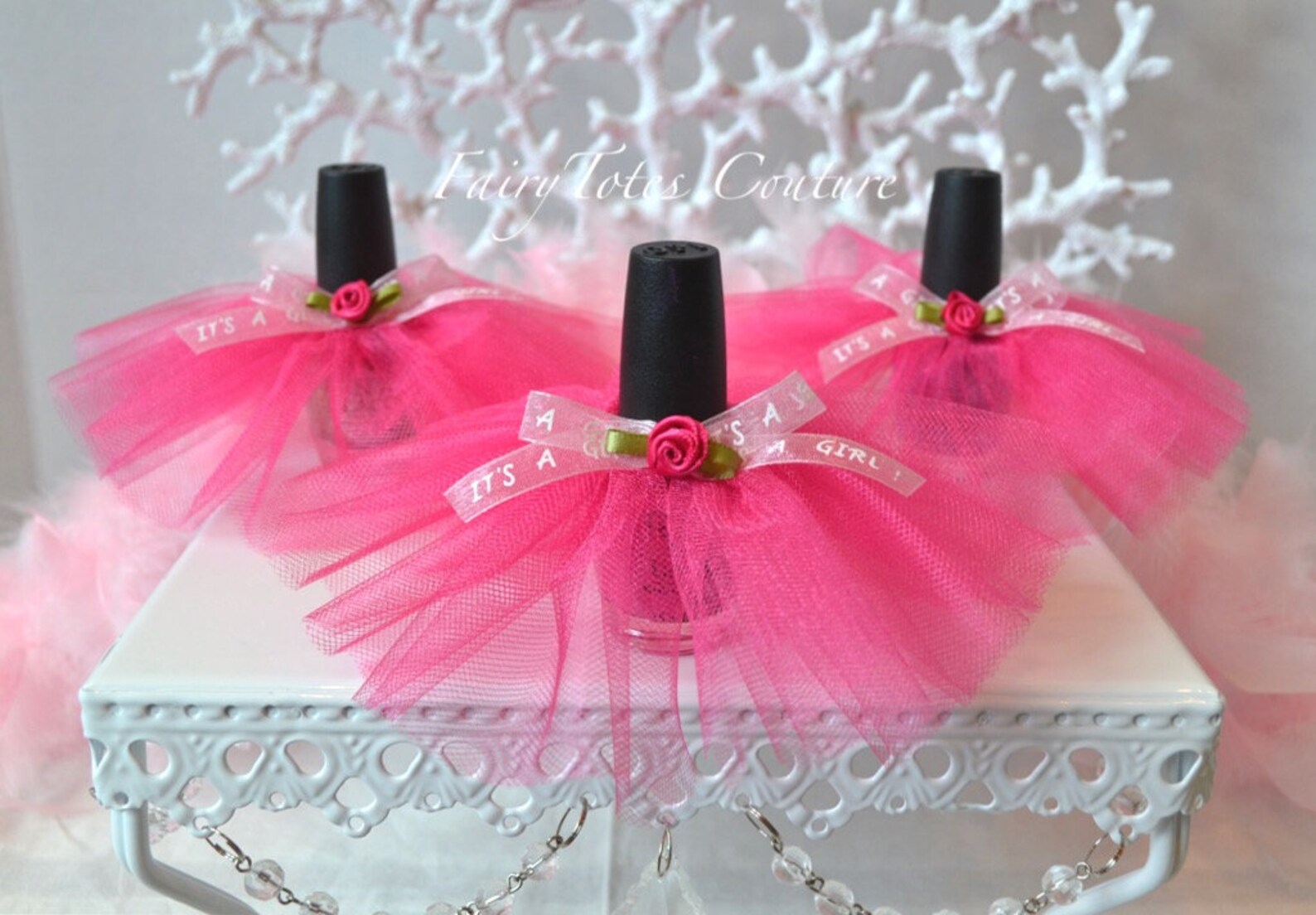 It's a Girl Nail Polish Tutus Nail Polish Tutu Favors Etsy