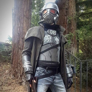 Ranger Vest Armor, Bracers and Gloves Veteran NCR New Vegas 3 4 Cosplay Chest Riot Gear 76 Wasteland