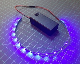 LED Streifen Kit Cosplay Kostüm Tragbare Prop Lichteffekt Mini Licht 12v Rave Helm Star Wars Halo