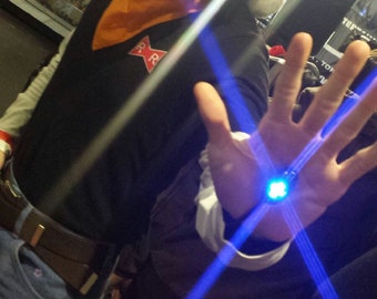 Hand "Energy Blast" Mini LED Light Up Kit Effect Prop DBZ Portable Rave EDM Dance Party Fire Flame Ice Wanda Marvel