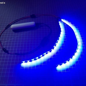 USB LED Strip Kit Cosplay Costume Car Portable Prop Lighting Effect Mini Light Rave Helmet Fire Ice UV Resin Cure Blacklight