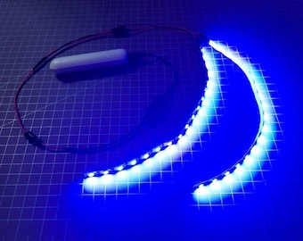 USB LED Strip Kit Cosplay Costume Car Portable Prop Lighting Effect Mini Light Rave Helmet Fire Ice UV Resin Cure Blacklight