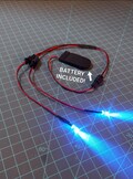 Portable LED Light Kit Costume Cosplay Lighting 12v Fursuit Eyes Mini Prop Project Battery Lights Hobby Dollhouse UV Blacklight Model Car