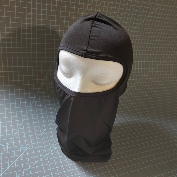 Ninja Balaclava Mask Cooling Costume Cosplay Fursuit Airsoft Full Face Black Riot