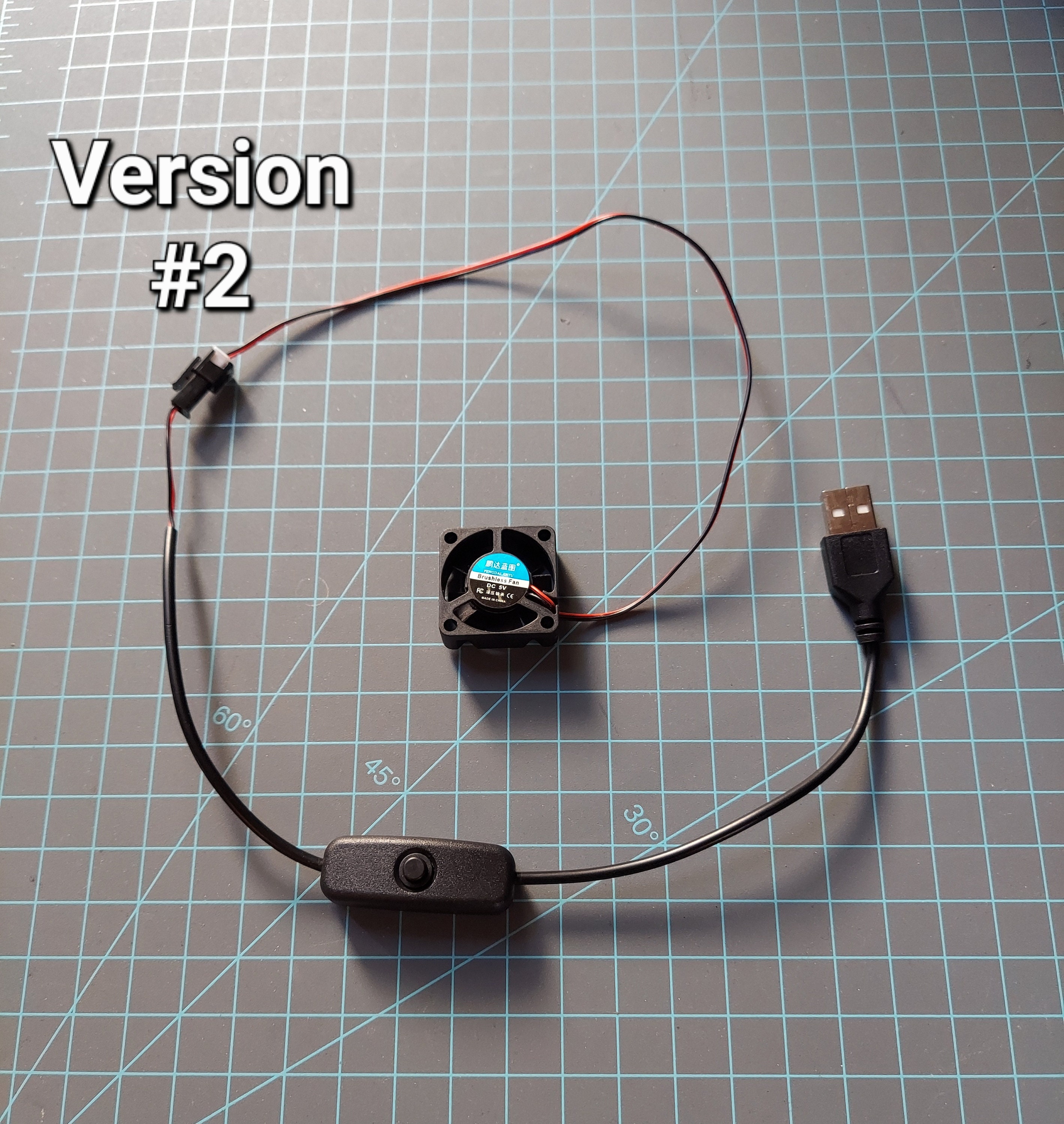 TRIXES USB Mini Ventilateur de Bureau, Refroidissement Portable