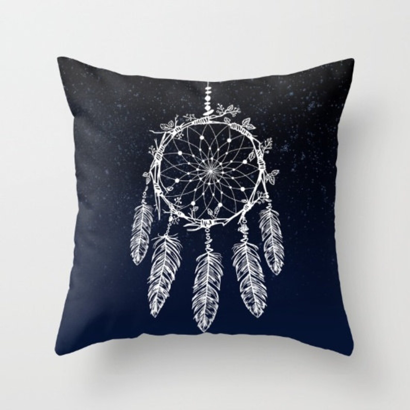 Dream Catcher Pillow Night Sky Dreamcatcher Pillow Cover Etsy
