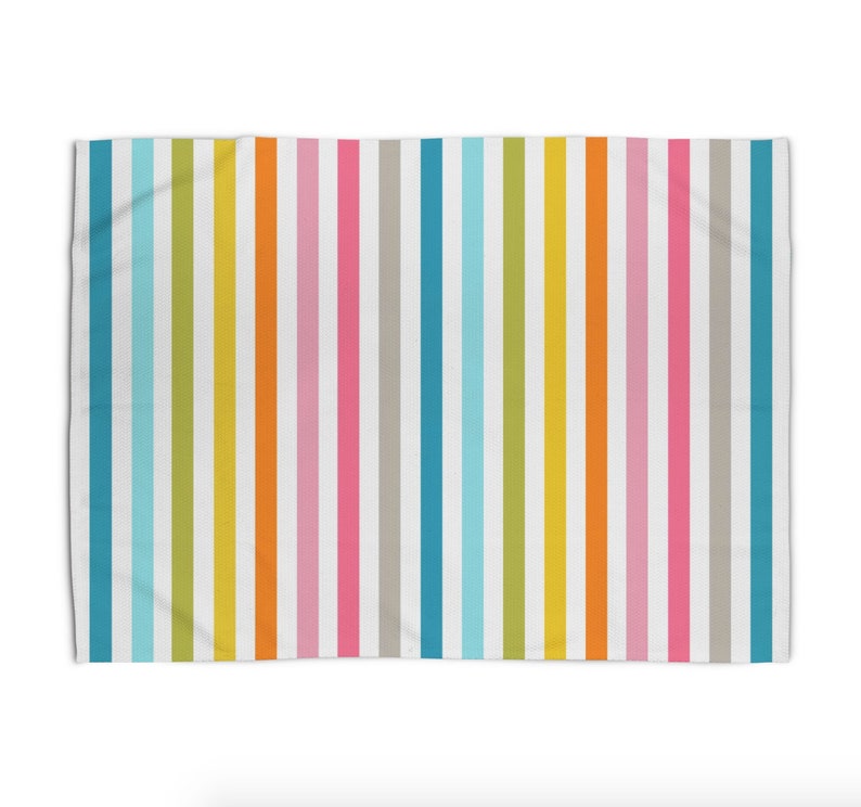 Rainbow Stripe Rug 5x7 Kids Playroom Rug 4x6 3x5 2x3 Colorful Etsy