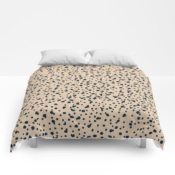 Items Similar To Beige Dalmatian Duvet Cover Girls Dalmatian