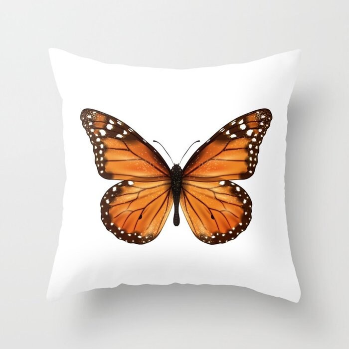 monarch butterfly pillow