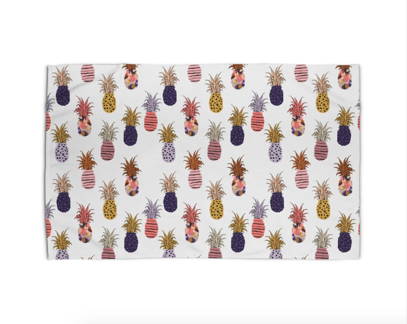 Pineapple Rug Pineapple Decor 5x7 4x6 3x5 Throw Rug Dorm Rug Etsy Ireland