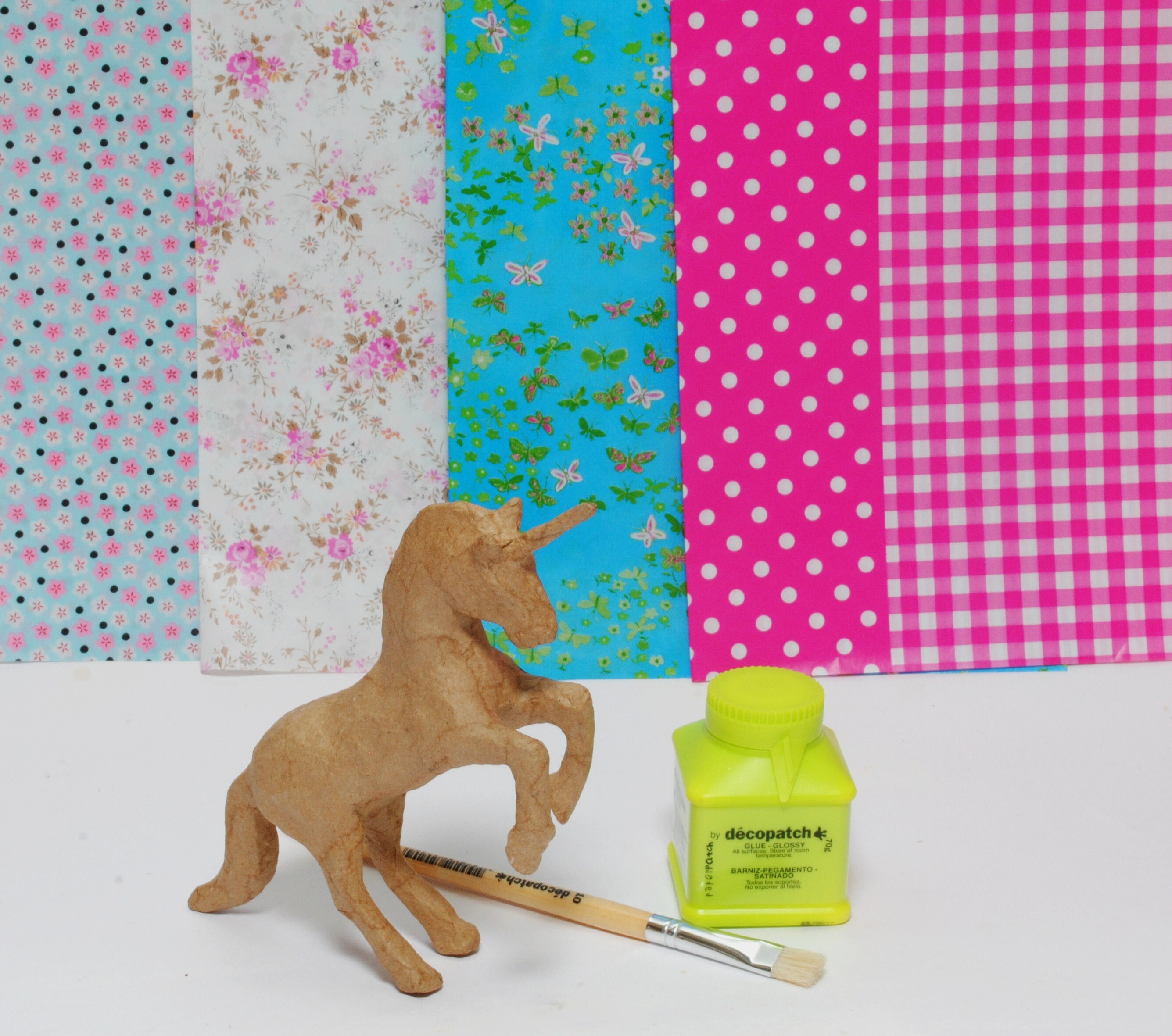 Unicorn Decopatch Kit, Fairy Tale Unicorn Kit, Child's Unicorn Gift