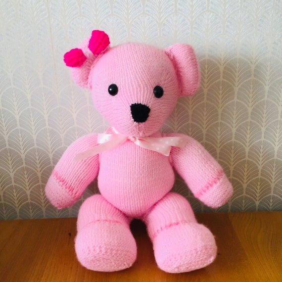 large pink teddy