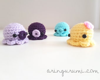 customizable takochu amigurumi - crochet plush octopus adorabilis plushie keychain