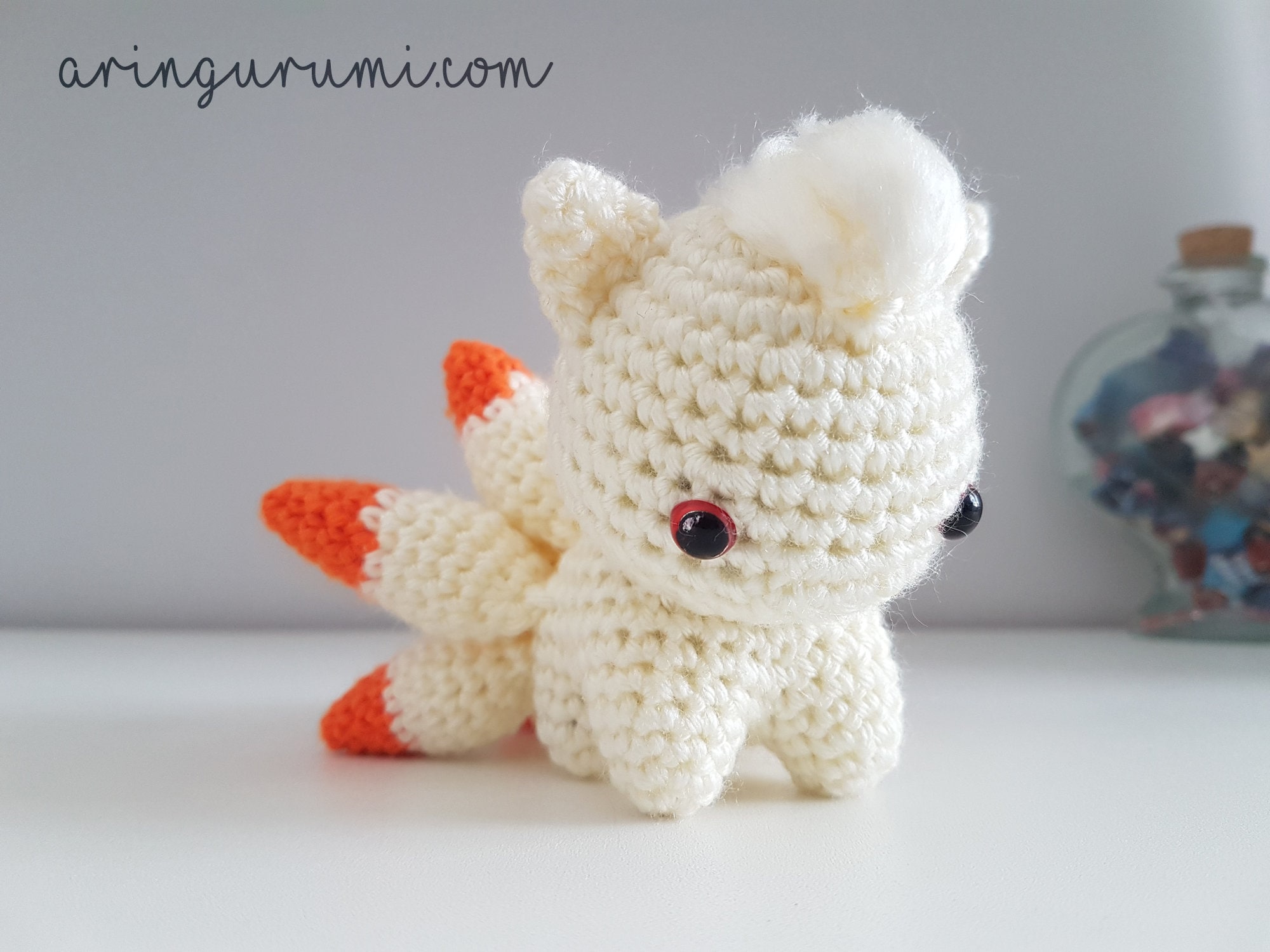 Set of 2 Crochet Patterns - Amigurumi Pokemon Vulpix