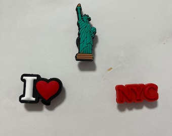 New York Croc Charms