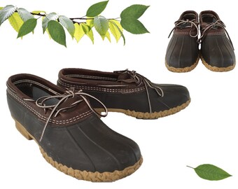 low rise duck boots