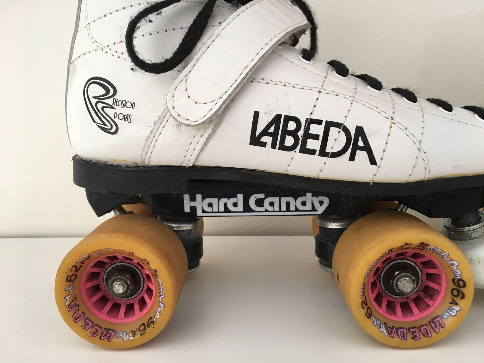 Vintage 1980s Precision Sports & Labeda hard Candy Roller Skates