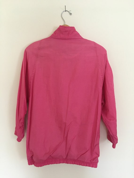 Vintage 80s / 90s Pink Windbreaker Jacket by Haband -… - Gem