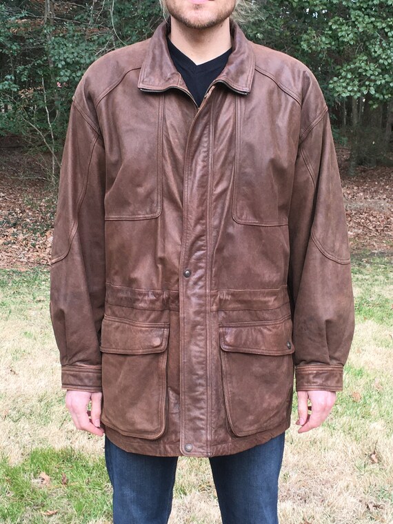 adventure bound thinsulate leather jacket