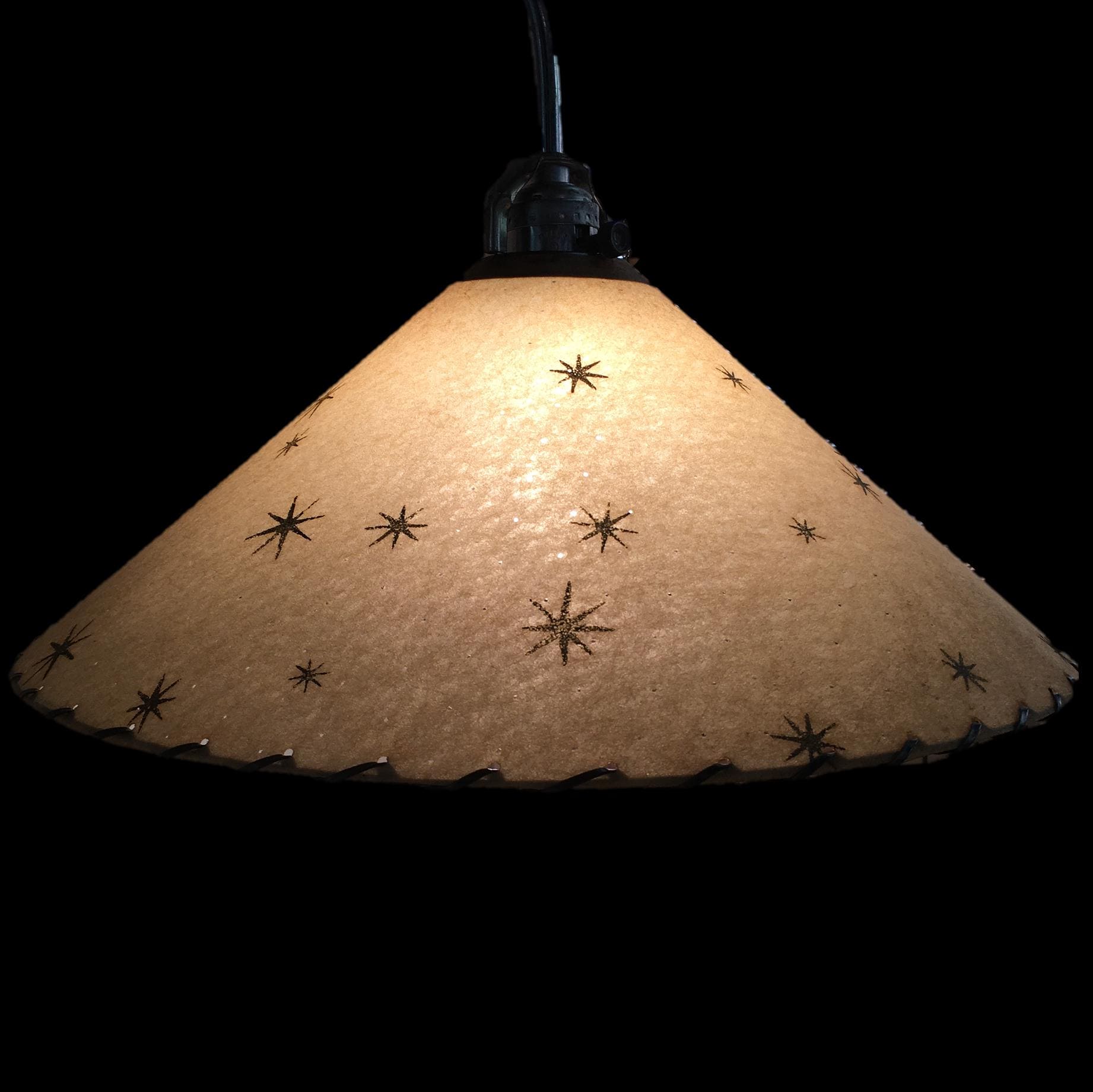 Valo shade \"space age\" ND ver.　ONE COLOR Vintage Space Age Mid Century Modern Tole Shade Brass Swing