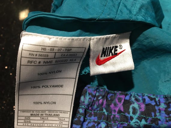Vintage Nike Reversible Windbreaker Jacket W/ Hood – 90s / Y2K