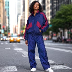 トップス 80s vintage old  track jacket y2k Vintage 80s Y2k Tracksuit - Etsy