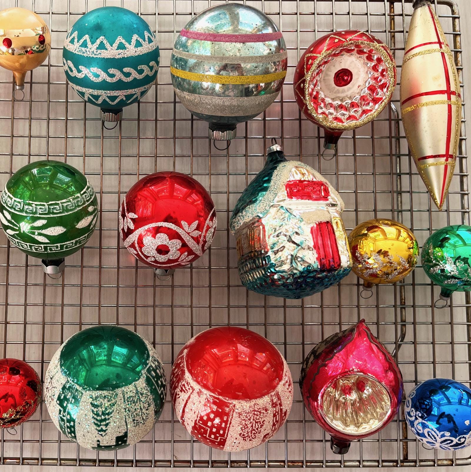 Your Choice – Vintage 1950s 60s 70s 80s Glass Christmas Ornaments