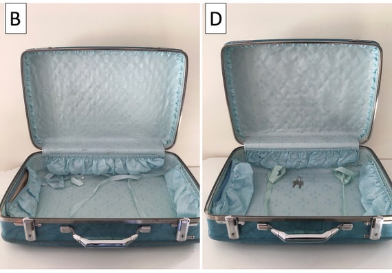 Vintage Hard Shell Suitcase - Multiple Sizes, Col… - image 4