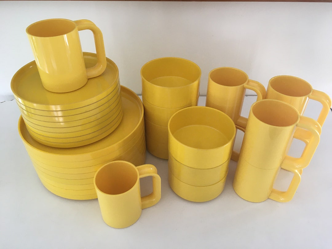 Vintage Heller Dinnerware Set Lot Incl. Dinner Plates Salad Etsy