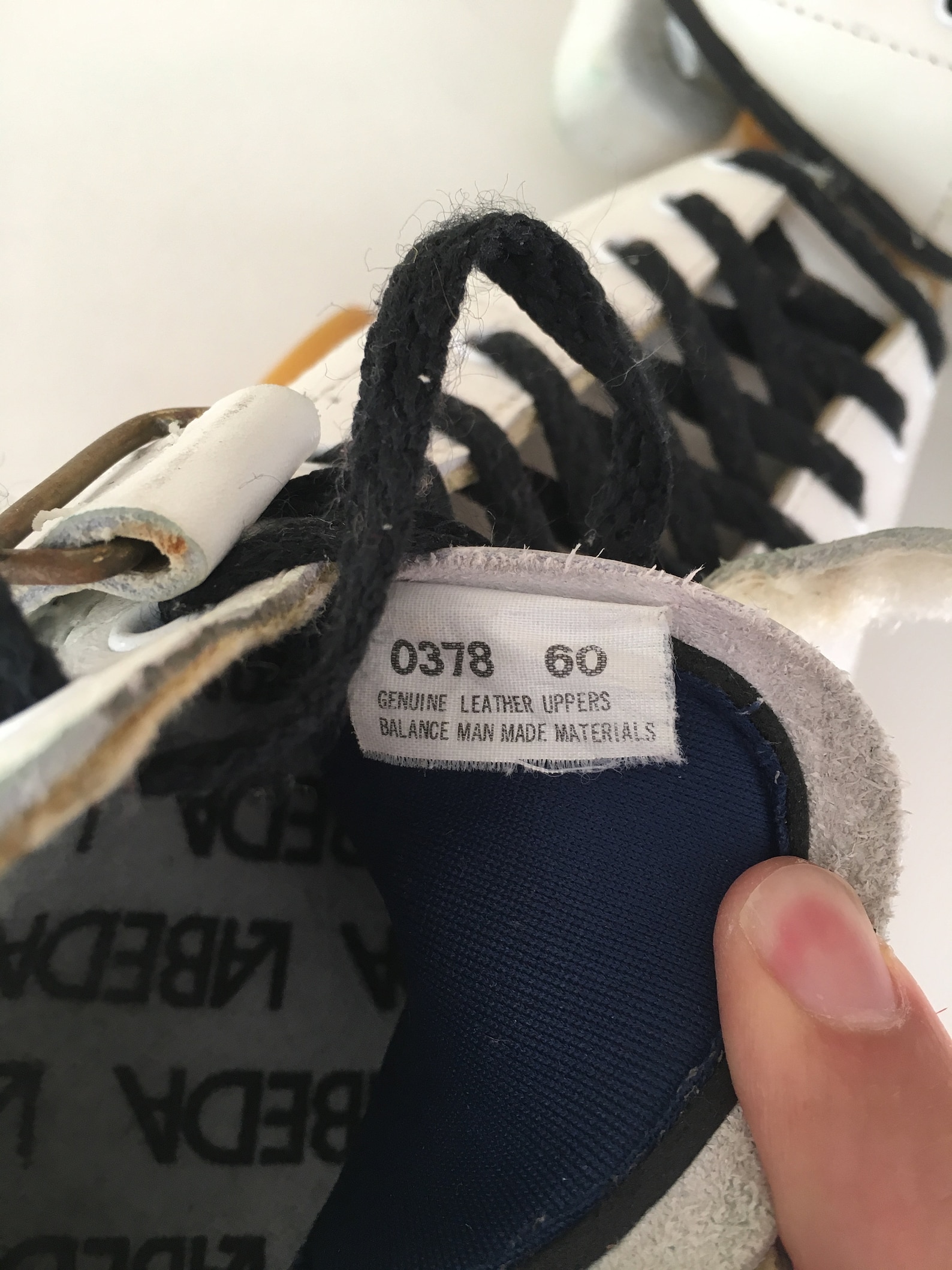 Vintage 1980s Precision Sports & Labeda hard Candy Roller Skates Genuine White Leather Boot 80s