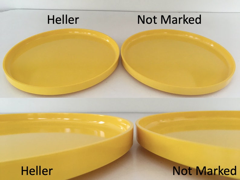 Vintage Heller Dinnerware Set Lot Incl. Dinner Plates Salad Etsy