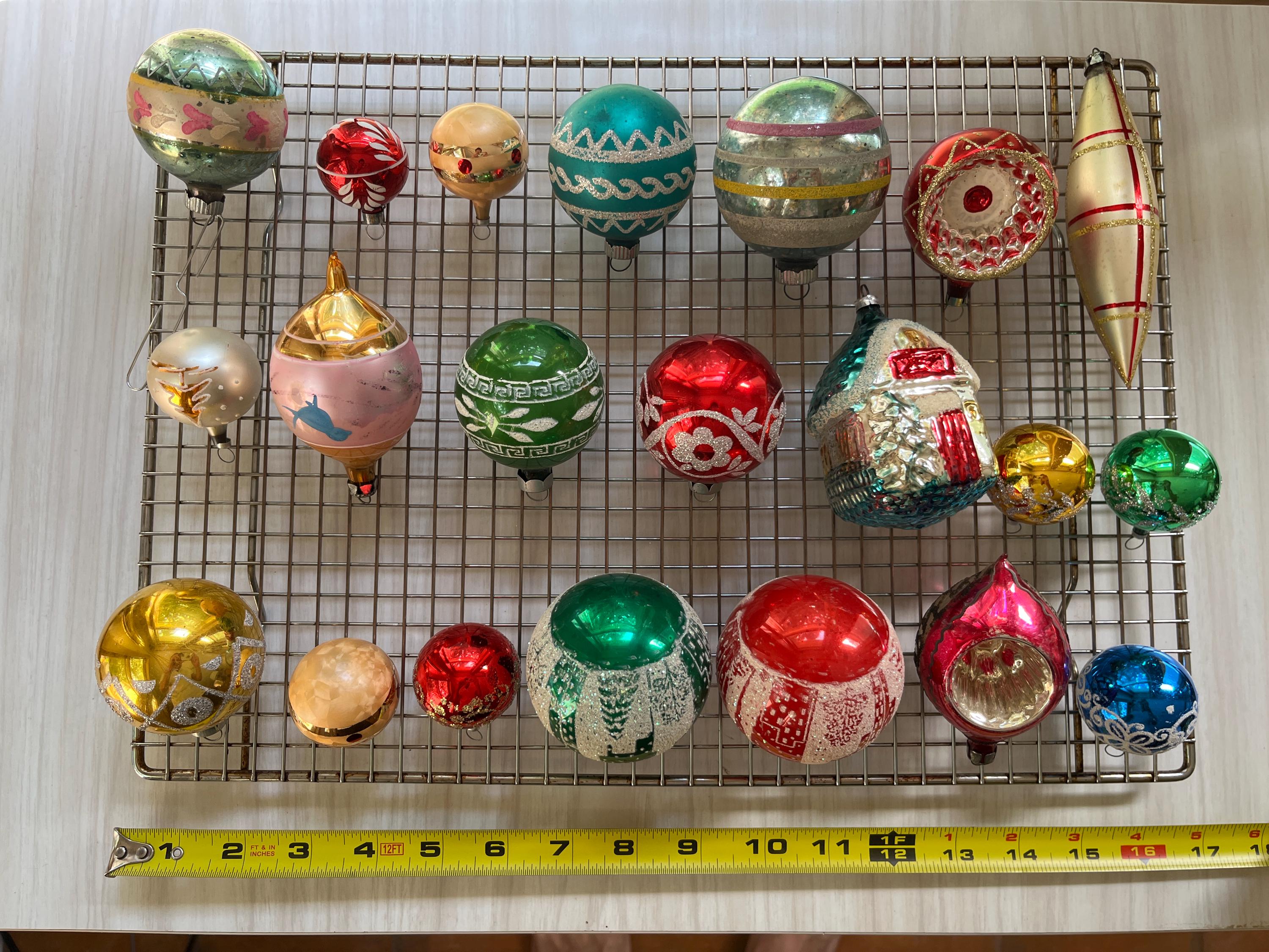 Your Choice – Vintage 1950s 60s 70s 80s Glass Christmas Ornaments