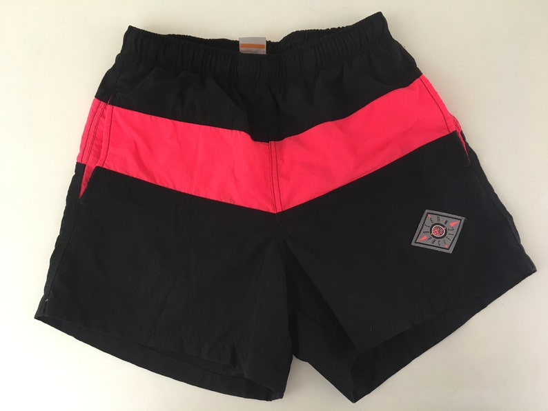 Bathing Suit Shorts S Men/'s Size Small 80/'s Surf Style Beach Swimwear Vintage 1980/'s Nylon Swimming Trunks by Ocean Pacific