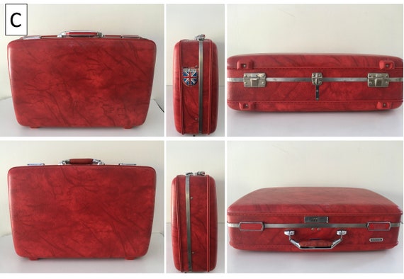 Vintage Hard Shell Suitcase - Multiple Sizes, Col… - image 6