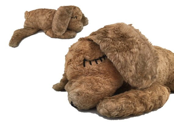 sleeping dog stuffed animal