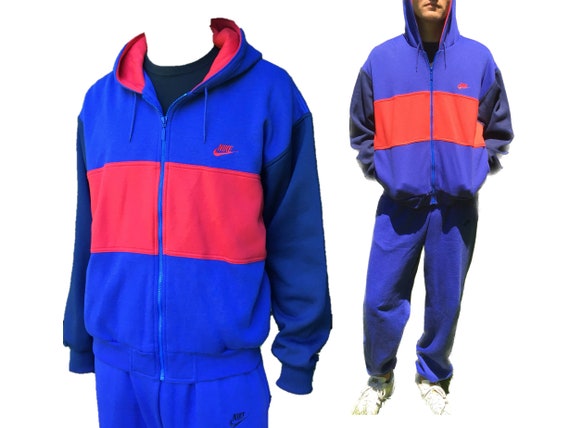 LIKE NEW 1990s Nike Sweatsuit Vintage 90s Hooded Tracksuit - Etsy