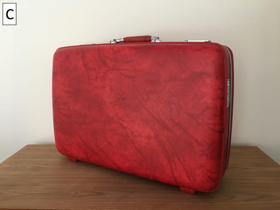 Vintage Hard Shell Suitcase - Multiple Sizes, Col… - image 5