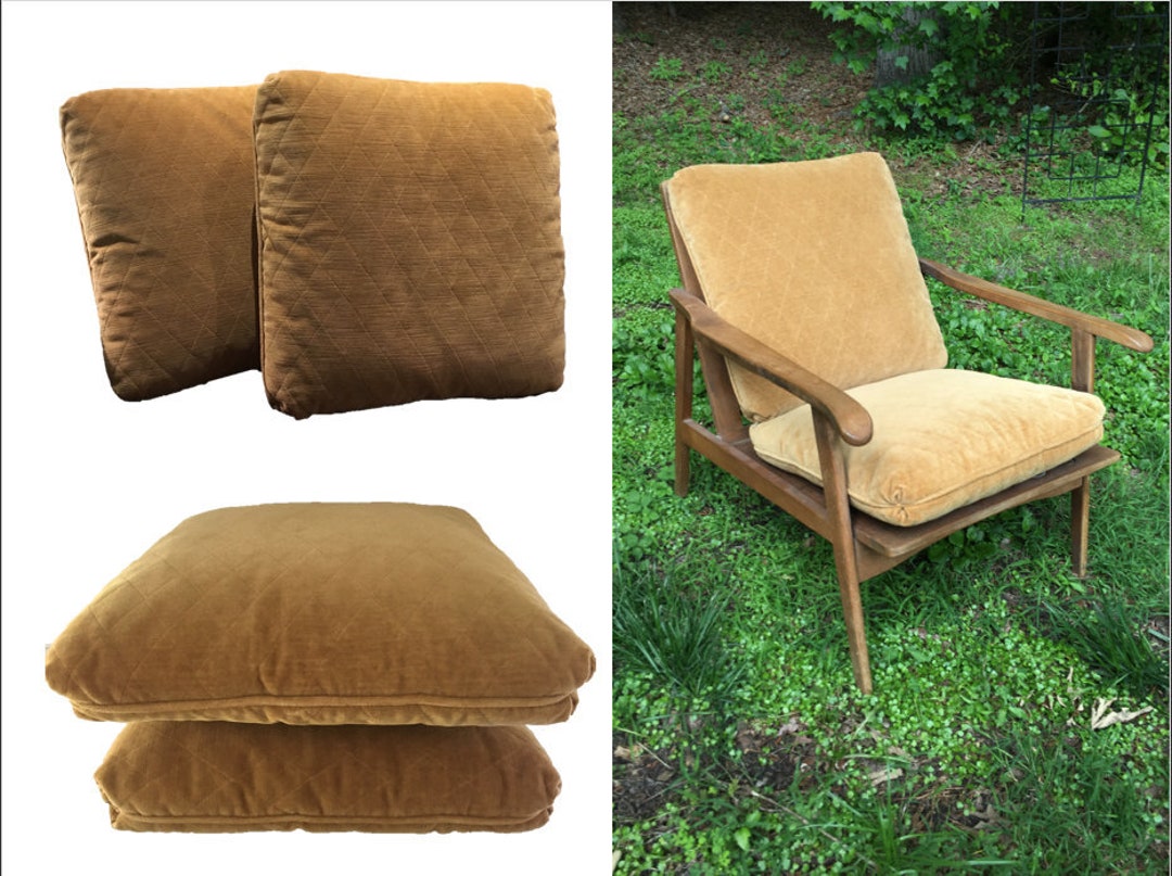 Vintage Velvet Cushion 2 Available Brown / Gold Velvet Etsy