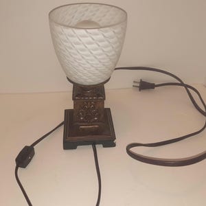 Vintage style small Accent or Bedside Table Lamp Elecric Night Light-Retro Lighting