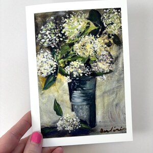 Cartão de felicitações Gaze / Em branco