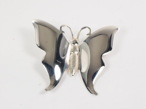 Vintage International Silver Large Butterfly Conv… - image 3