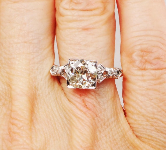 1.5 carat old european on sale cut diamond
