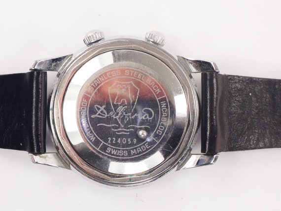 Vintage Delbana Stainless Steel Watch with Round … - image 7