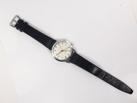 Vintage Delbana Stainless Steel Watch with Round … - image 4