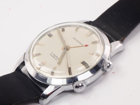 Vintage Delbana Stainless Steel Watch with Round … - image 6